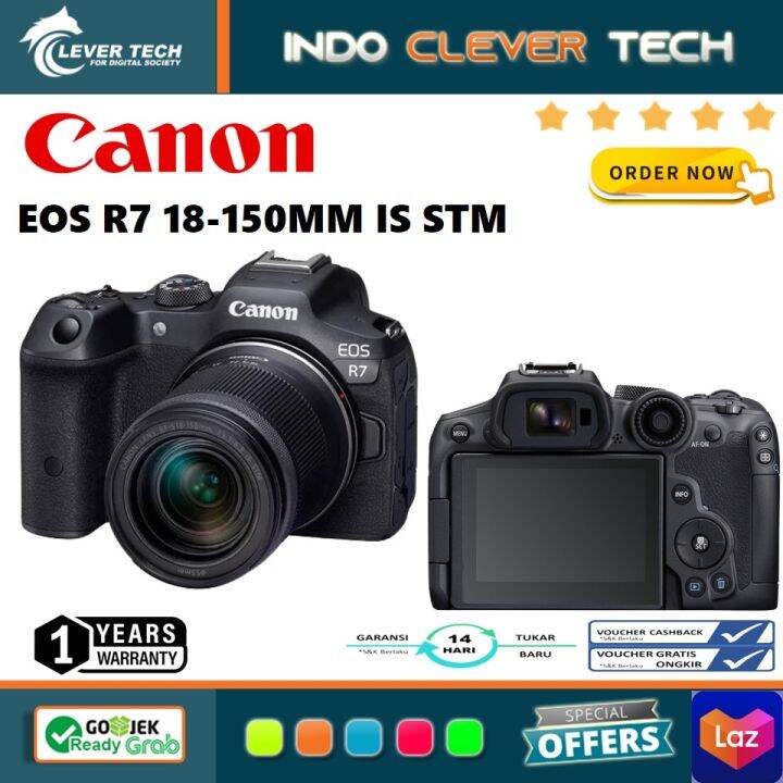 Canon EOS R7 Kit 18150mm Mirrorless Camera Garansi Resmi Lazada Indonesia