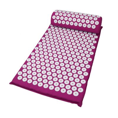 【LZ】bianyotang672 Massager Cushion Acupuncture Sets Relieve Stress Back Pain Acupressure Mat/Pillow Massage Mat Rose Spike Massage and Relaxation