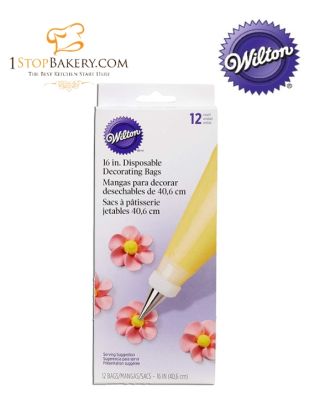 Wilton 2104-1357 Disposable Decorating Bags 12-Ct. 16 In.