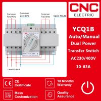 【LZ】♀✤  Interruptor de transferência automático poder duplo interruptor automático ou manual de MCB CNC YCQ1B-63 AC230V 4P 63A 50Hz 60Hz