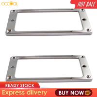 ชุด CCCOOL/2ชิ้น4x 4มม. กีต้าร์ไฟฟ้าโลหะ Humbucker แหวนกรอบด้านใน