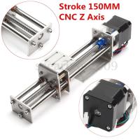 【Made in Germany】Funssor 50mm/150mm Slide Stroke CNC Z Axis slide Linear Motion NEMA17 Stepper Motor For Reprap Engraving Machine