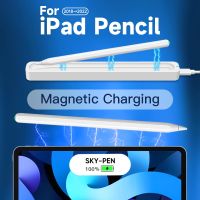 Pena Stylus isi daya nirkabel untuk Apple pensil 1 2 Palm Rejection Bluetooth Tilt Air Pro Aksesori iPad Mini