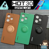 เคส กันรอย พร้อมขาตั้งและแหวนแม่เหล็ก สำหรับ Infinix Hot 30