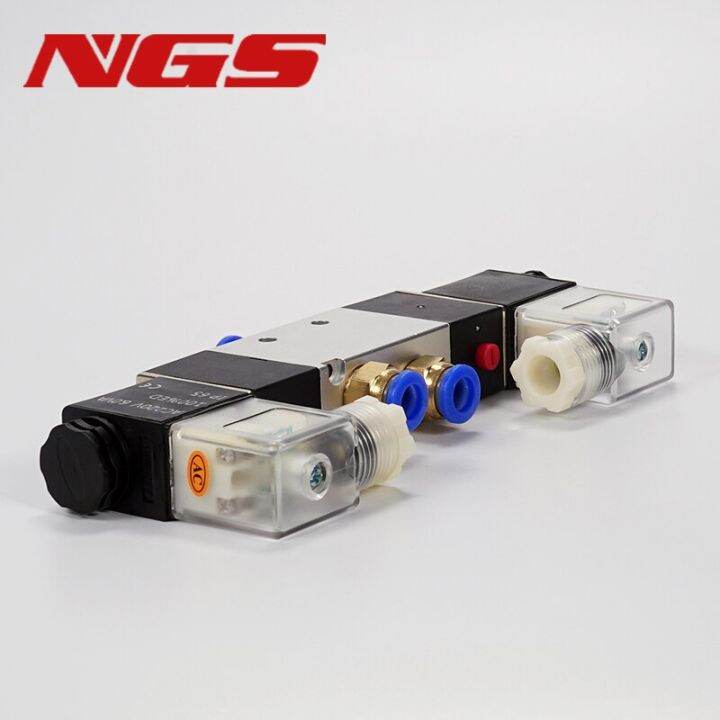 4v220-08-5ทาง2ตำแหน่ง1-4-วาล์วขดลวดนิวเมติกอากาศ-dc12v-ac220v-ac110v-dc24v-ขนาด4มม-6มม-8มม-10มม-12มม