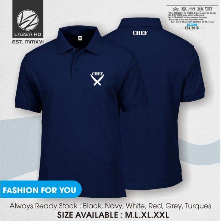 Simple CHEF POLO Shirt | Lazada PH