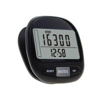 3D Pedometer Calorie Counter for Walking with Clip and Strap,7 Days Memory. Accurate Step Counter for Men Women &amp; Kids