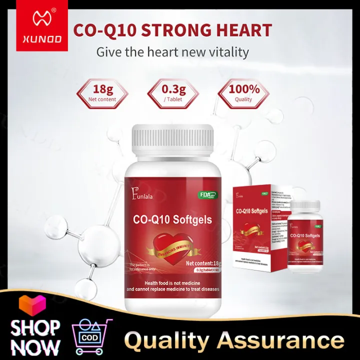 XUNDD CoEnzyme CoQ10 Heart Health Supplements Capsules Protect
