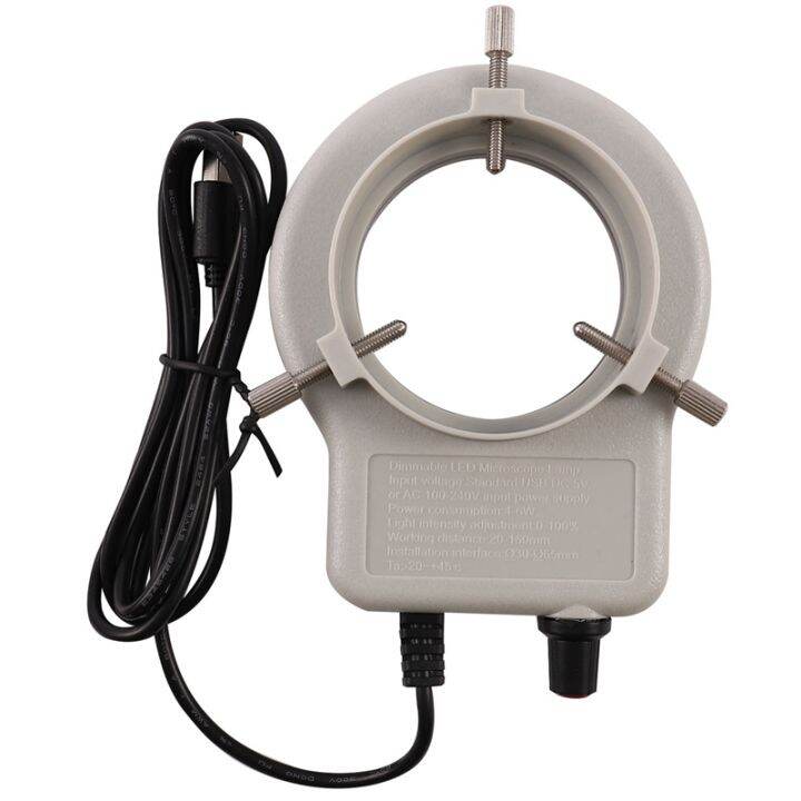 2x-48-led-industrial-microscope-camera-light-source-ring-lamp-light-illuminator-lamp-adjustable-brightness-usb-interface