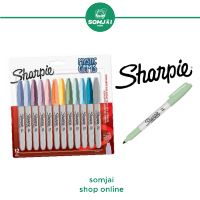 Sharpie - ชาร์ปี้ Permanent Marker ปากกามาร์คเกอร์กันน้ำ รุ่น Mystic Gems แพ็ค 12ด้าม