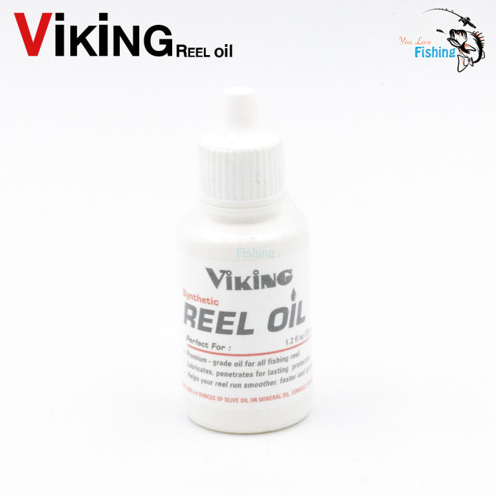 น้ำมันหล่อลื่น-viking-reel-oil-ความจุ-35-ml-ใช้กับเฟืองทองเหลือง-เฟืองสแตนเลส-เฟืองพลาสติก
