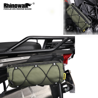 กระเป๋ากระเป๋ารถจักรยานยนต์ Rhinowalk เครื่องมือซ่อมแซมกันชนมือจับจักรยานกระเป๋าหลังสำหรับรถกระเป๋าที่นั่งด้านหลัง Moto