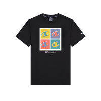 CHAMPION MEN - EU เสื้อยืดแขนสั้นผู้ชาย-ไซส์ยุโรป CREWNECK T-SHIRT  217221-KK003