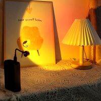 Rainbow Sunset Lamp Led Projector Night Light Living Room BarCafe Shop Wall Decoration Lighting for Photographic Halloween Decor