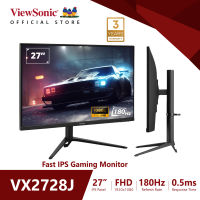 ViewSonic Gaming Monitor VX2728J /  27” / FHD Fast IPS  / 180Hz / 0.5ms (จอเกมมิ่ง,จอคอมเล่นเกมส์)