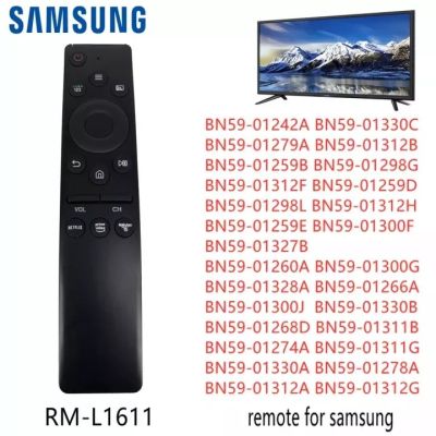 RM-L1611สำหรับ Samsung BN59-01242A ใหม่ BN59-01266A BN59-01274A BN59-01 RM-L1611สำหรับ Samsung UHD 4K QLED Smart Universal รีโมทคอนล BN59-01330C