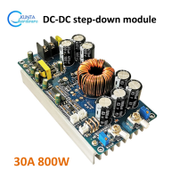 800W 30A ลดไฟdc ลดแรงดันไฟฟ้า สเต็ปดาวน์ DC - DC Buck Converter Step Down Module ไฟเข้า 20 - 70V ไฟออก 2.5 - 58V บอร์ดวงจร จ่ายไฟดีซี ลดแรงดัน ไฟ dc บัคคอนเวอร์เตอร์