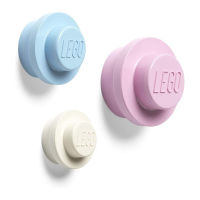 LEGO Wall Hanger Set (Pink,Blue,White) ที่แขวนของติดผนัง ตัวต่อเลโก้ ของแท้ สีชมพู ฟ้า ขาว