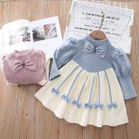 〖jeansame dress〗สาว SweaterChildren เสื้อถักที่อบอุ่นแขนยาว FashionOutfits สำหรับ1 7T ToddlerParty
