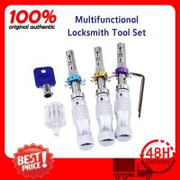 【NATA】 Multifunction Locksmith Tubular Practical Transparent Unlocking Tool Suit Lock Set