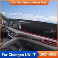 Changan แผ่นรองแผงหน้าปัดรถยนต์ UNI-T 2021 2022 2023แผ่นบังแดดเสื่อกันอันตรายอุปกรณ์ตกแต่งภายในเสื่อพรมป้องกันรังสียูวี