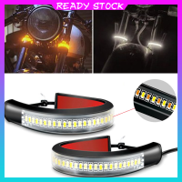 ไฟ LED ดัดได้3014 SMD ไฟเลี้ยวพวงมาลัยท้ายมอเตอร์ไซด์,ไฟสัญญาณอเนกประสงค์สีขาวเหลือง12V