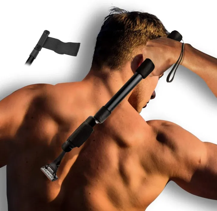 Razor Extension Shaver Handle With Adjustable Length And Bend Razor