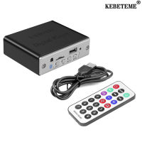 KEBETEME โมดูลถอดรหัสเสียง DC 12V บอร์ดเครื่องถอดรหัส MP3ไร้สายรองรับ MP3 USB สาย TF ในการควบคุมระยะไกลในการโทรวิทยุเอฟเอ็มแฮนด์ฟรี