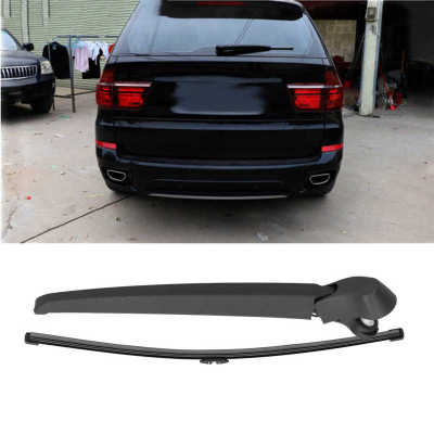 Rear Wiper Arm Blade Set Car Accessory 61627206357 Replacement for BMW X5 E70 2007‑2013 Windshield Wipers Washers