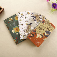 Simple Ins Notebook Portable Student Diary Notebook With Kraft Inside Student Stationery Victorian 48K Car Line Notepad