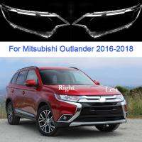 2016 2017 2018ไฟหน้ารถสำหรับ Mitsubishi Outlander ที่ครอบเลนส์พีวีซีแก้วโปร่งใสโคมไฟเปลี่ยนอุปกรณ์ตกแต่งรถยนต์