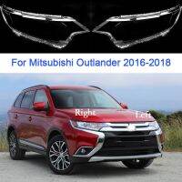 2016 2017 2018ไฟหน้ารถสำหรับ Mitsubishi Outlander ที่ครอบเลนส์พีวีซีแก้วโปร่งใสโคมไฟเปลี่ยนอุปกรณ์ตกแต่งรถยนต์