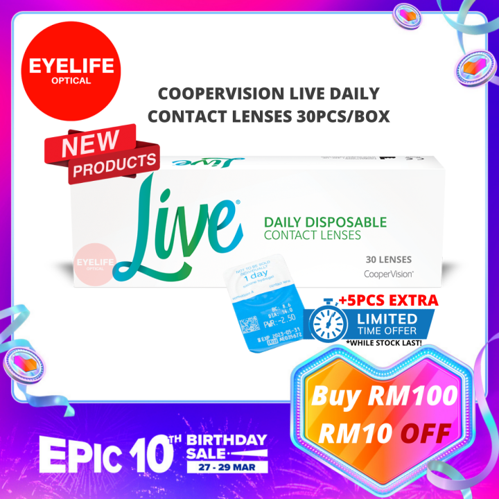 NEW Coopervision Live Daily Disposable Contact Lenses 30pcs Box Lazada   E9d5ecf4afcc1329c92d0b44f6753042  720x720q80 