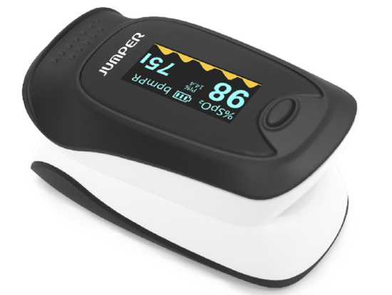 Máy đo nồng độ oxy máu spo2 và nhịp tim, chỉ số pi jumper jpd-500d chứng - ảnh sản phẩm 1
