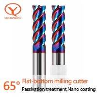 【hot】✳✖  HRC65°4F Milling Cutter 123456mm7mm89mm1011121320mm Diameter Processing High-Hard PartsFlat EndMill