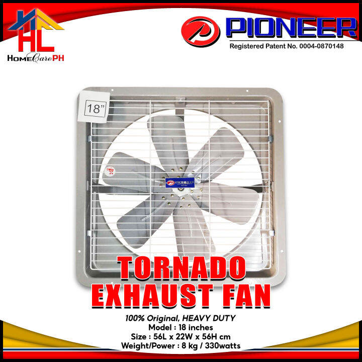 Pioneer Tornado Exhaust Fan 18 " Lazada PH