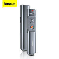 (จุดสินค้า) Baseus Wireless Presenter Pointer USB C อะแดปเตอร์ชาร์จโปรเจคเตอร์ Powerpoint สไลด์การควบคุมระยะไกลอินฟราเรดพรีเซนเตอร์ปากกา,