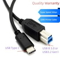 2M 6ft USB Type C to USB3.0 Type B Printer Cable Data Printer USB Cable for Mac Pro Dell Cell Phone HP Printer Hard Disk