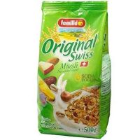 ?Premium products? Familia Muesli Crunch Original Swiss แฟมิเลีย มูสลี่ ซีเรียลธัญพืช กราโนล่า สวิส ออริจินอล 500g.?