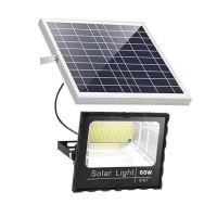 J&amp;D Solar Light 65W โคมไฟพลังงานโซล่าเซล มีสินค้า แสงสีขาว Solar Cell ไฟโซล่าเชลล์ โคมไฟสปอร์ตไลท์ พร้อมรีโมท รับประกัน3ปี ส่งจากประเทศไทย