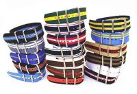 ☇☑☋ New color - Hot sale ! High quality 20MM Nylon Watch band NATO straps waterproof watch strap nato strap - 302402