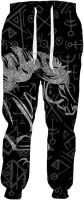 3D Viking Tattoo Pattern Print Pants, Men Women Autumn Casual Sweatpants, Unisex Harajuku Streetwear Trousers