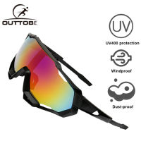 Outtobe แว่นตากลางแจ้งแว่นกันลมเล่นกีฬาแฟชั่นใหม่แว่นกันแดดขี่จักรยาน Windproof UV