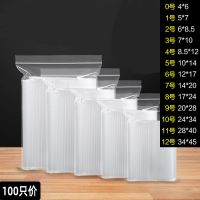 【CW】◇☏  Small Zip Lock Plastic Reclosable Transparent Shoe Storage Sanitary Poly Thickness 0.12mm