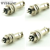 ☸℡ 1Pair GX16 2/3/4/5/6 Pin Male Female 16mm L70-78 Circular Aviation Socket Plug Wire Panel Connector