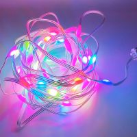 5m 5V WS2812 RGB Pixel LED String Light Dream Color Addressable Individually Fairy Lights For Wedding Party Christmas Decoration