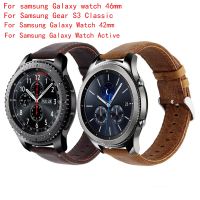 ■ Watch band for Samsung Galaxy watch 46mm strap for Gear s3 Frontier 20mm/22mm Crazy bracelet Huawei watch GT strap Grea S 3 46mm