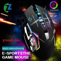 【เมาส์แบบมีสาย】Optical Macro Key RGB Gaming Mouse เมาส์เกมมิ่ง ออฟติคอล ตั้งมาโครคีย์ได้ ความแม่นยำสูงปรับ DPI 200- 4800 เหมาะกับเกม MMORPG (BNS) FPS MoBA เกมคอมพิวเตอร์เดสก์ท็อปแบบมีสายเงียบเงียบ เม้าส์ cf esports lol