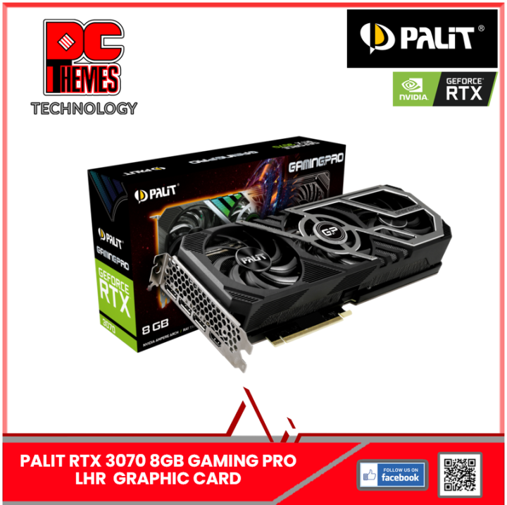 PALIT RTX 3070 8GB GAMING PRO LHR GRAPHIC CARD Lazada Singapore