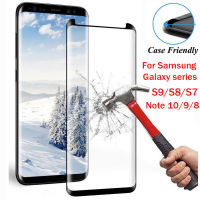 9H Curved Edge Explosion-proof Tempered Screen Glass Protector for Samsung Galaxy S8 S8 Plus S9 S9 Plus Note8 Note9 Note10